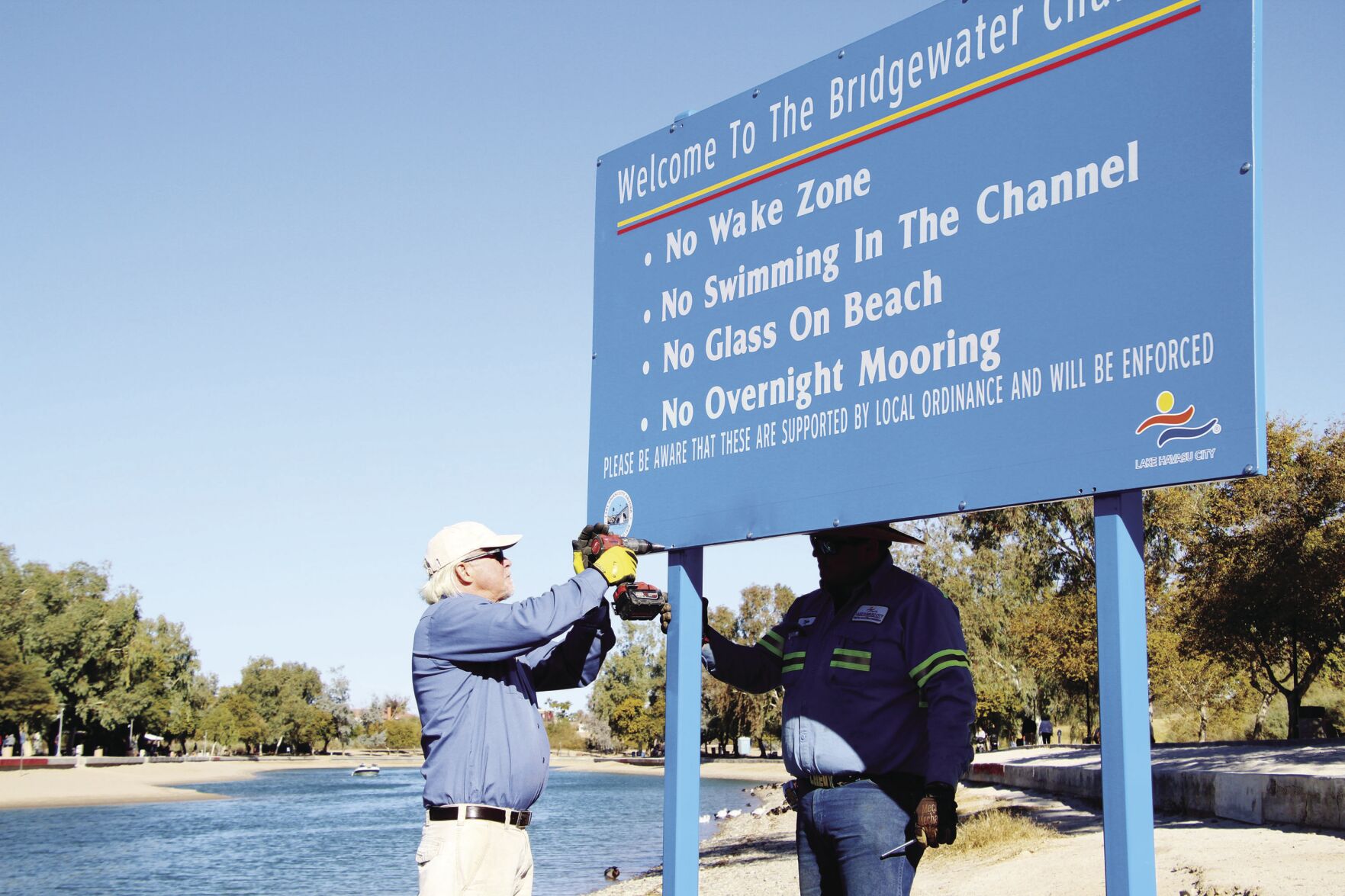 Seen in Havasu: New signage replaces old, weathered display